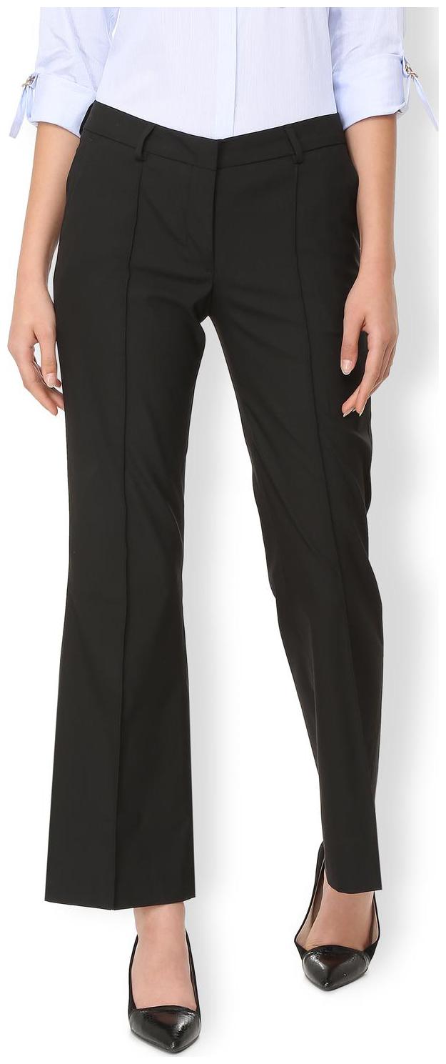 

Van Heusen Women Black Regular fit Regular trousers