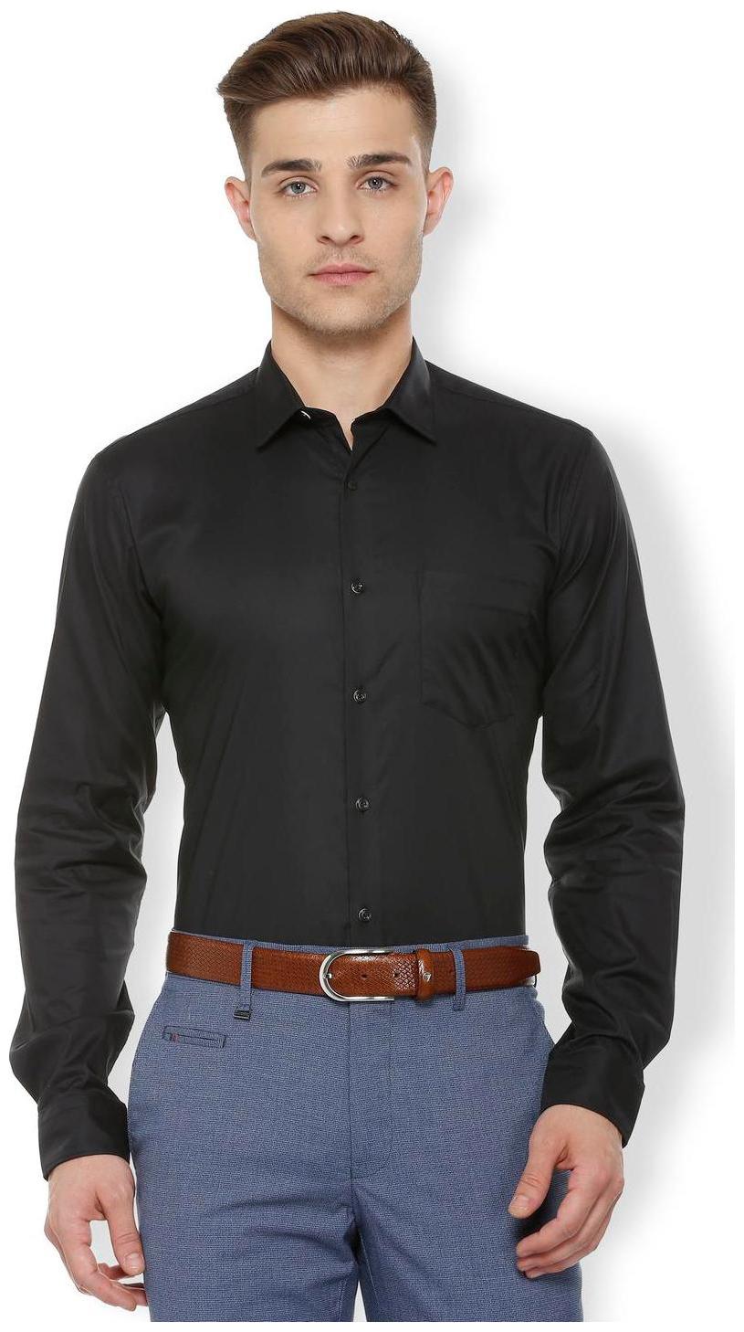 

Van Heusen Men Slim fit Formal Shirt - Black