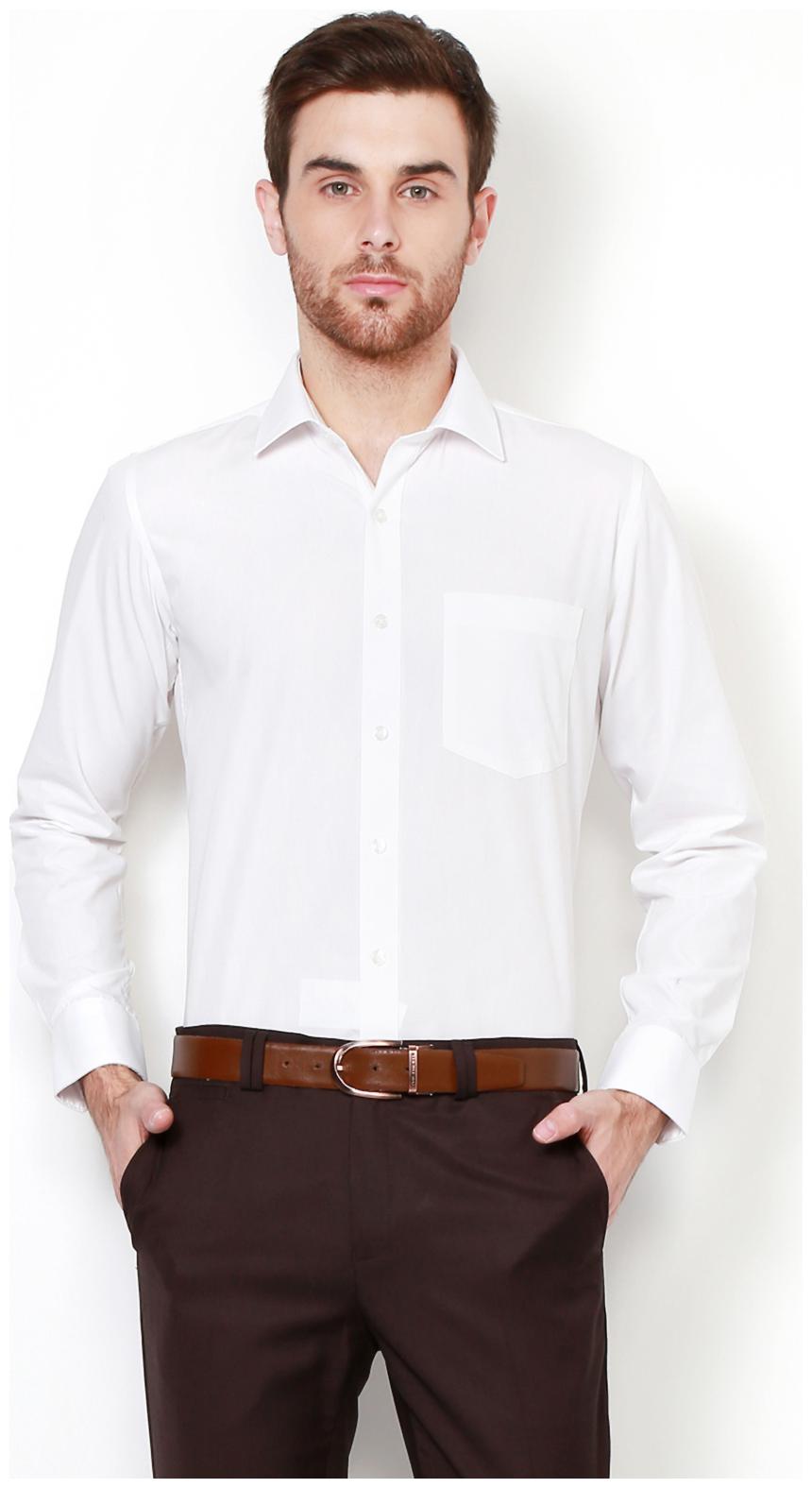 

Van Heusen Men Regular fit Formal Shirt - White