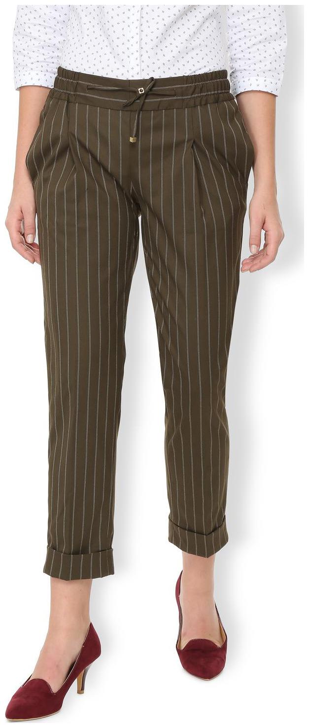 

Van Heusen Women Brown Regular fit Regular trousers