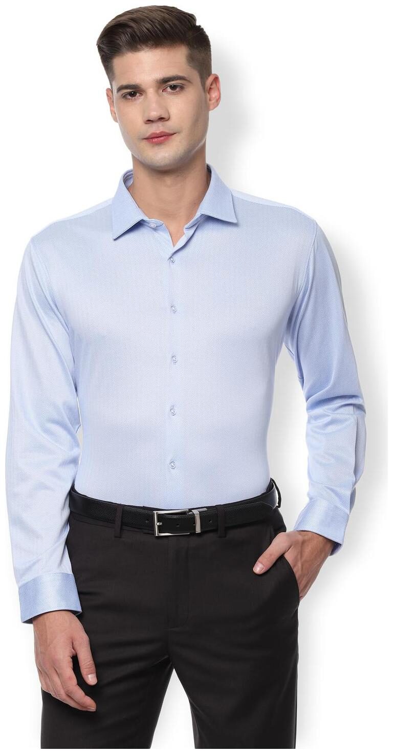 

Van Heusen Men Slim fit Formal Shirt - Blue