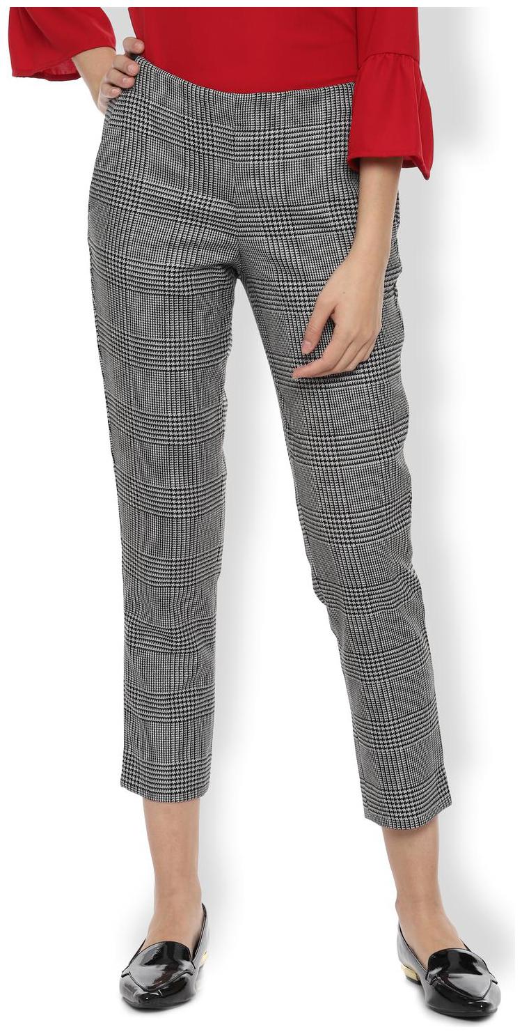 

Van Heusen Women Grey Regular fit Regular trousers