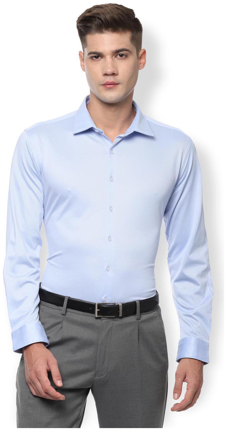 

Van Heusen Men Slim fit Formal Shirt - Blue