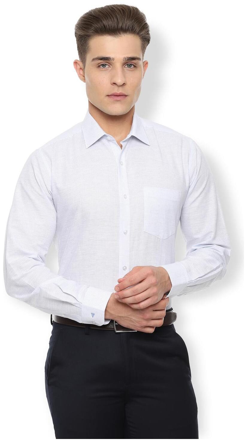 

Van Heusen Men Regular fit Formal Shirt - Blue