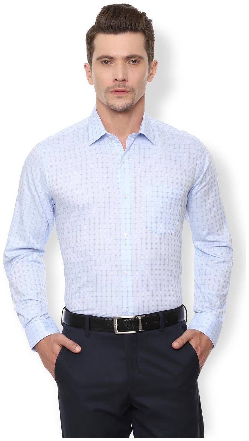 

Van Heusen Men Regular fit Formal Shirt - Blue
