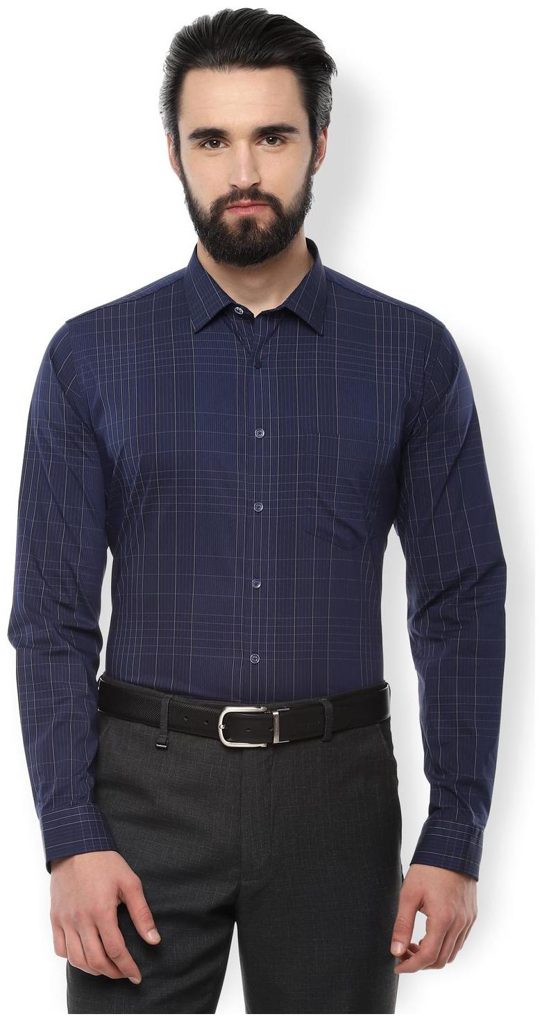 

Van Heusen Men Slim fit Formal Shirt - Blue