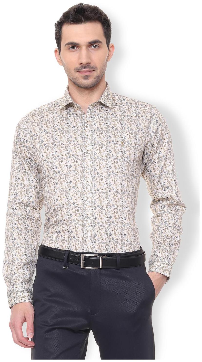 

Van Heusen Men Slim fit Formal Shirt - Beige
