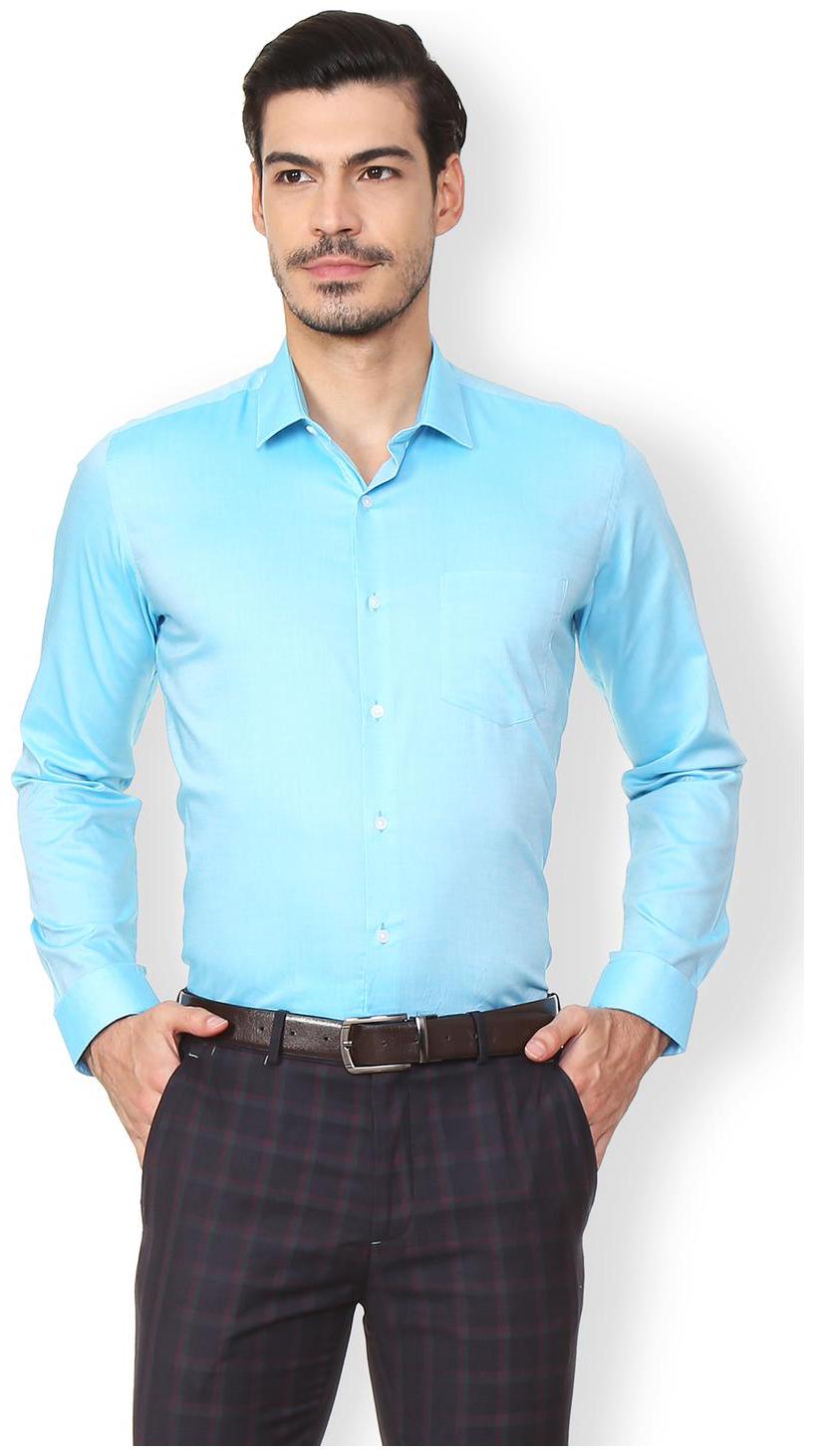

Van Heusen Men Slim fit Formal Shirt - Blue
