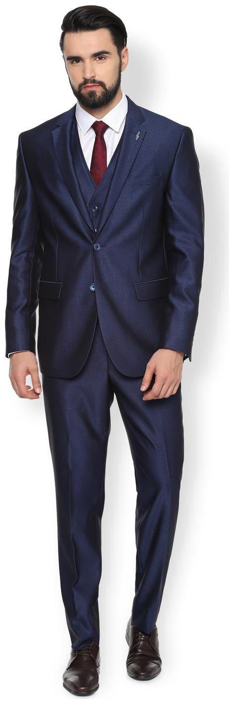 

Van Heusen Blue Three Piece Suit