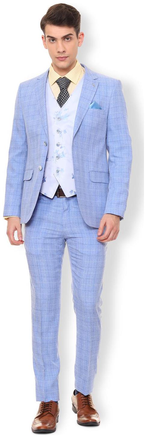 van heusen light grey suit