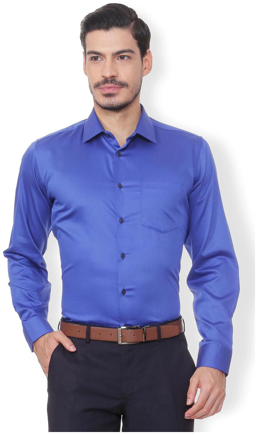 

Van Heusen Men Super slim fit Formal Shirt - Blue