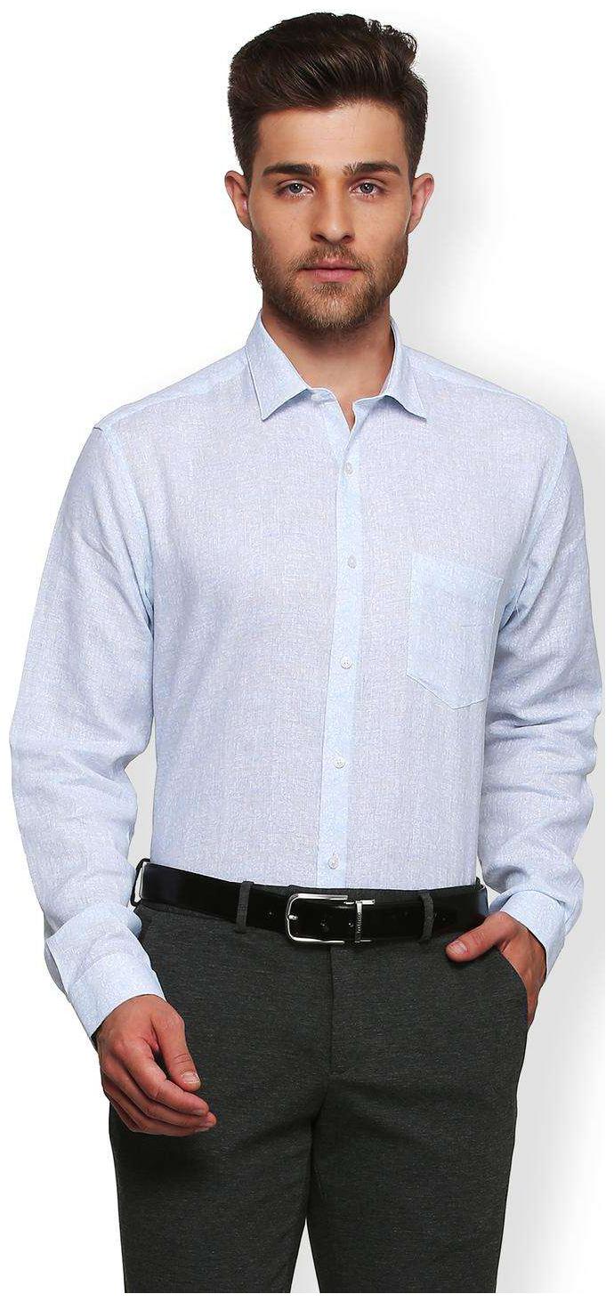 

Van Heusen Men Slim fit Formal Shirt - Blue