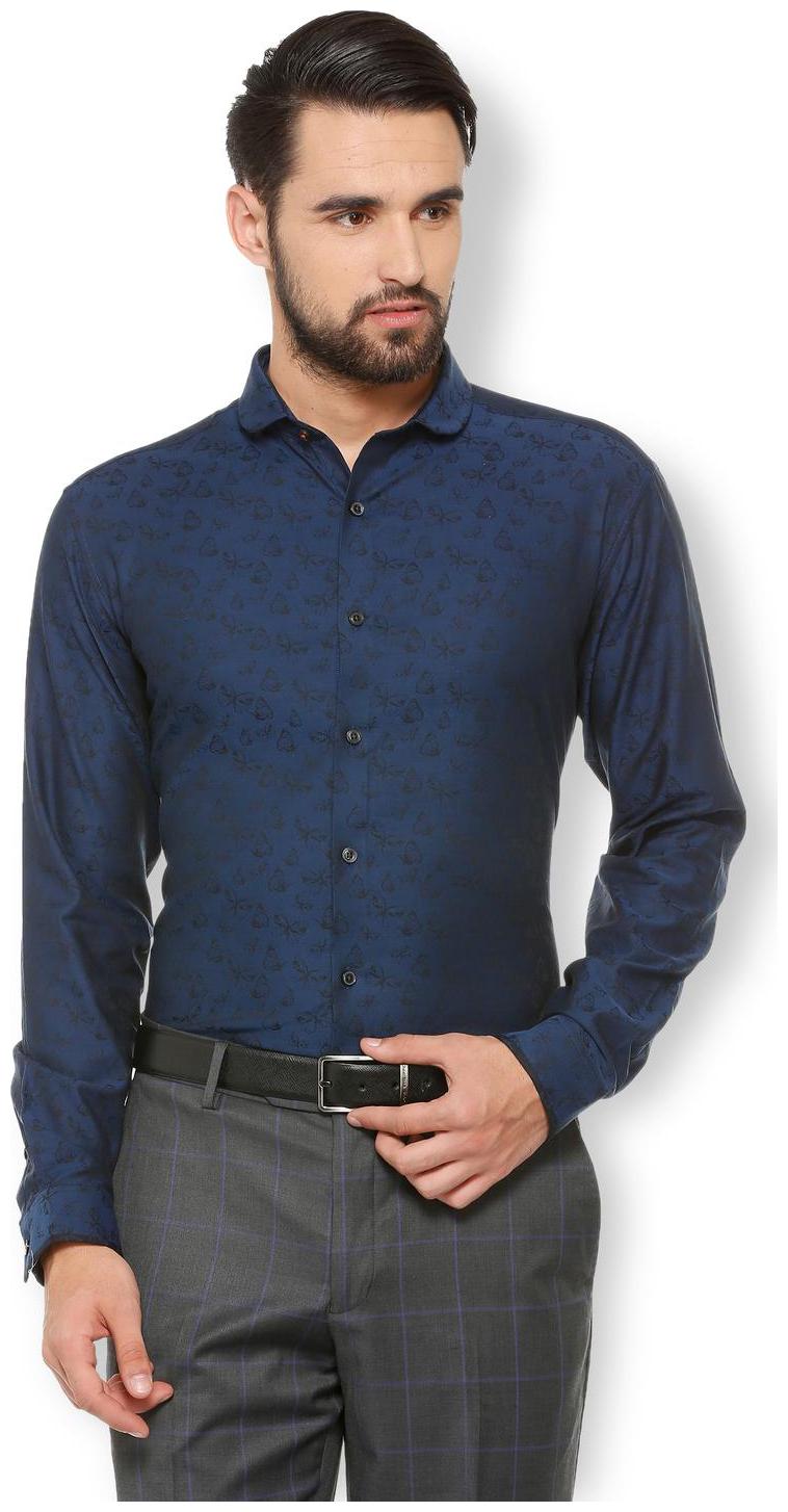

Van Heusen Men Slim fit Formal Shirt - Blue