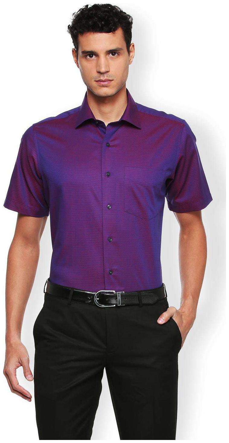 

Van Heusen Men Regular fit Formal Shirt - Blue