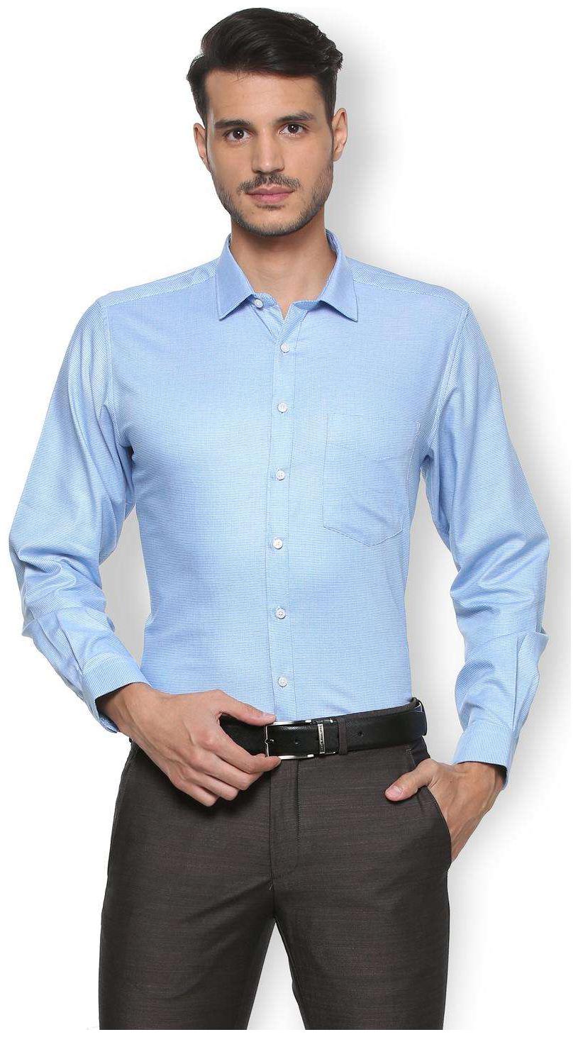 

Van Heusen Men Regular fit Formal Shirt - Blue