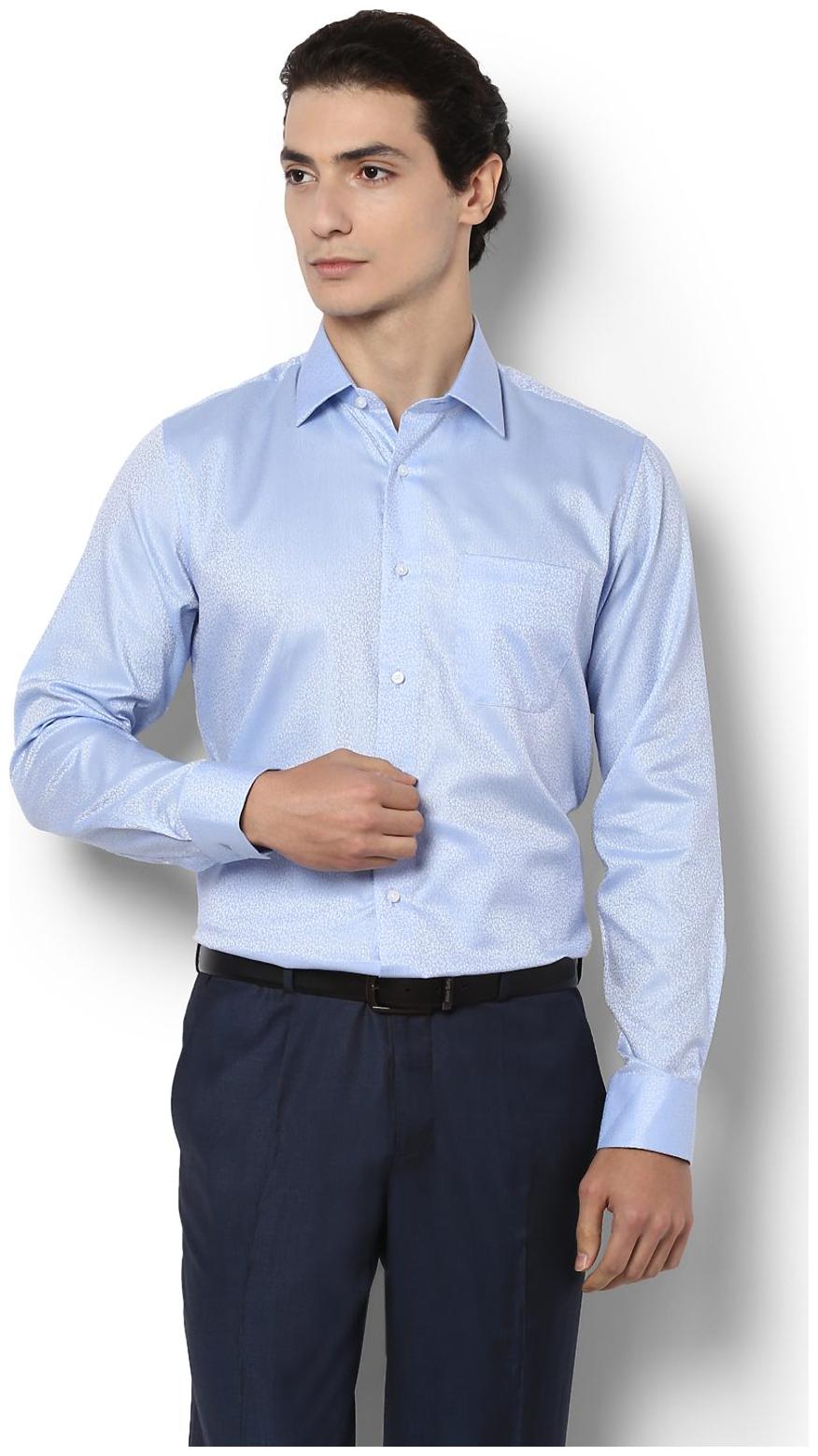 

Van Heusen Men Slim fit Formal Shirt - Blue