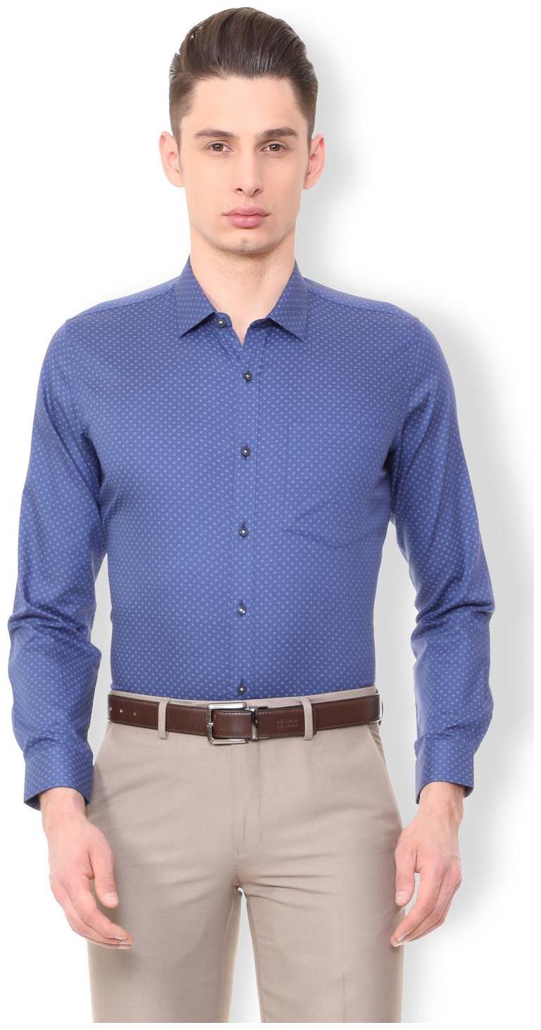 

Van Heusen Men Slim fit Formal Shirt - Blue