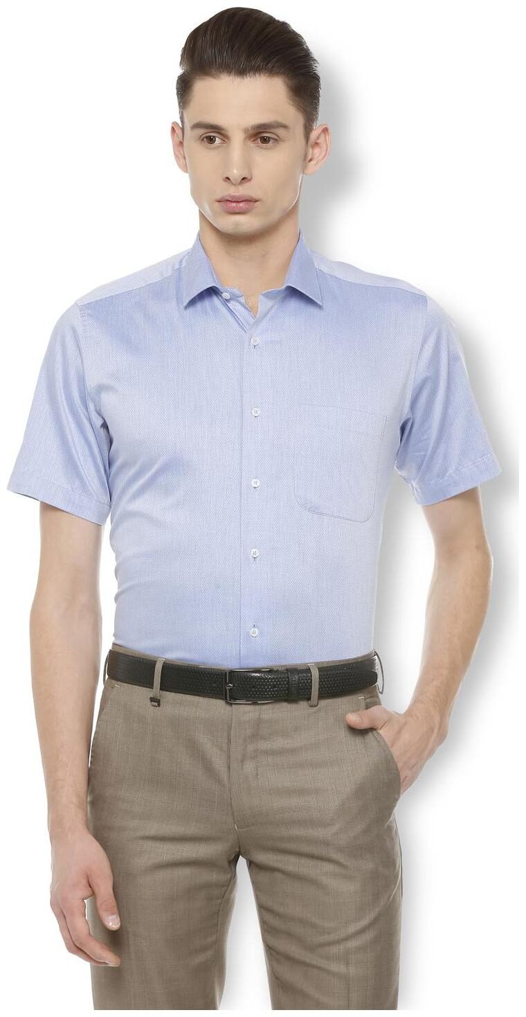 

Van Heusen Men Regular fit Formal Shirt - Blue