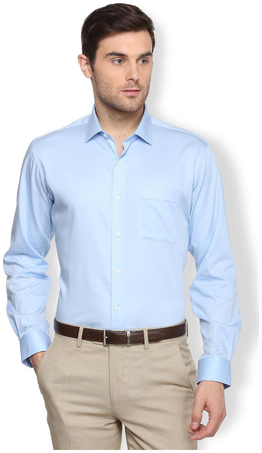 

Van Heusen Men Regular fit Formal Shirt - Blue