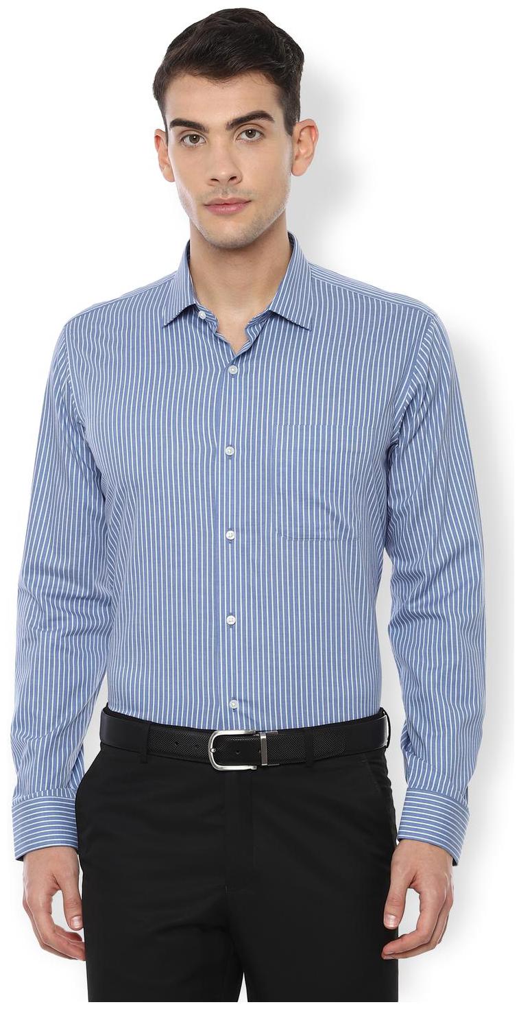 

Van Heusen Men Slim fit Formal Shirt - Blue