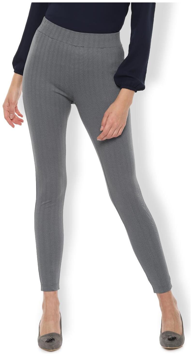 

Van Heusen Women Grey Regular fit Regular trousers