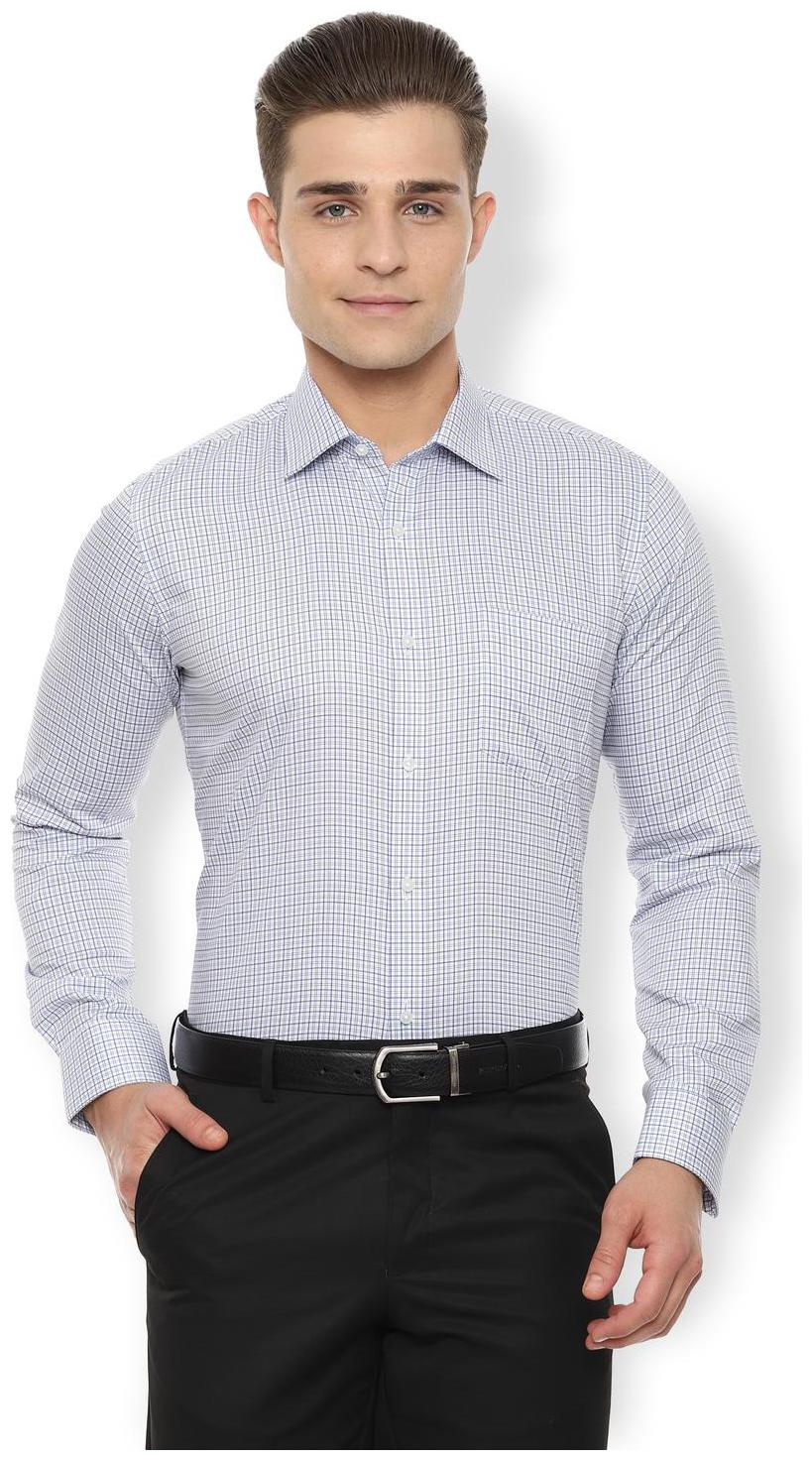 

Van Heusen Men Slim fit Formal Shirt - Blue