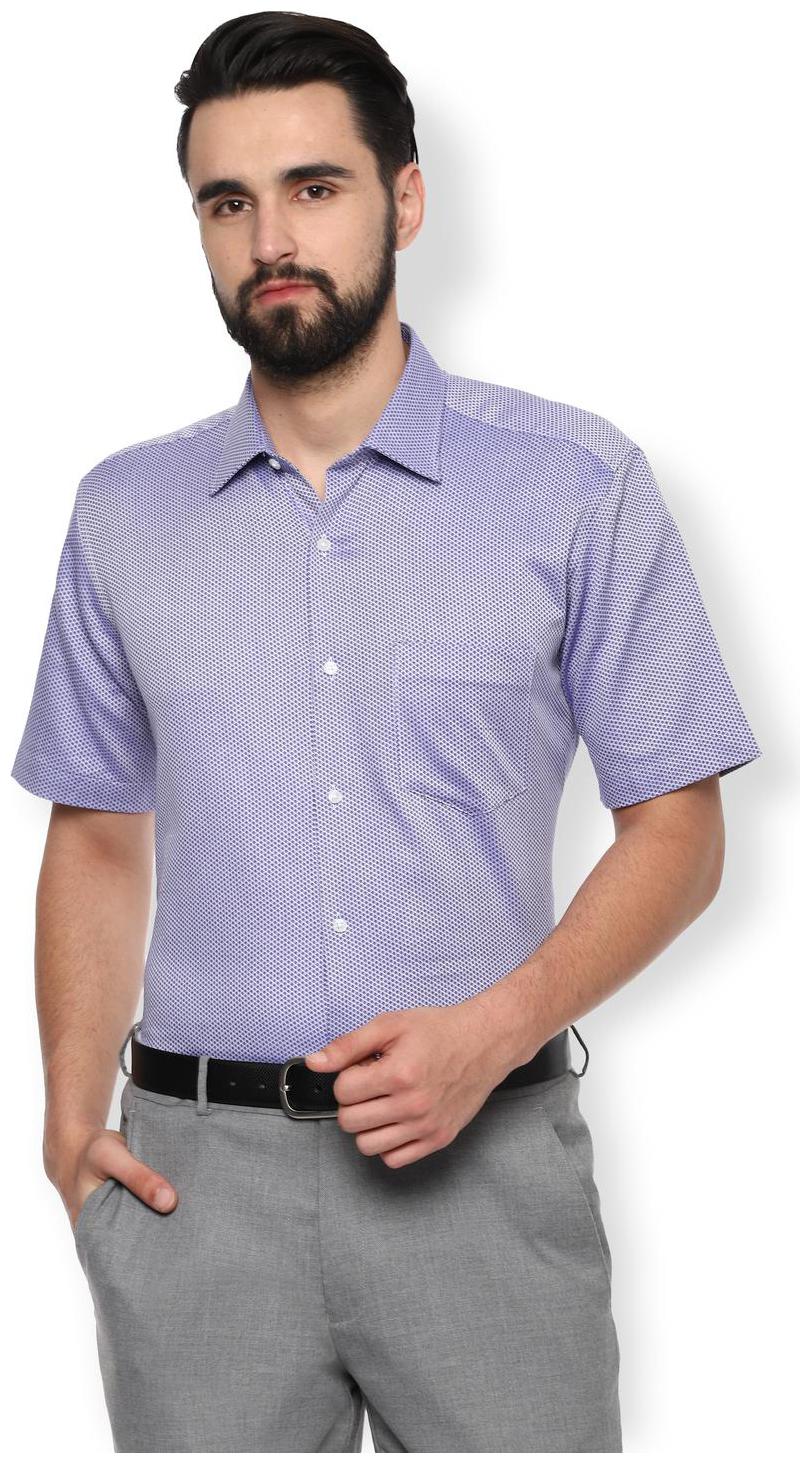 

Van Heusen Men Regular fit Formal Shirt - Blue