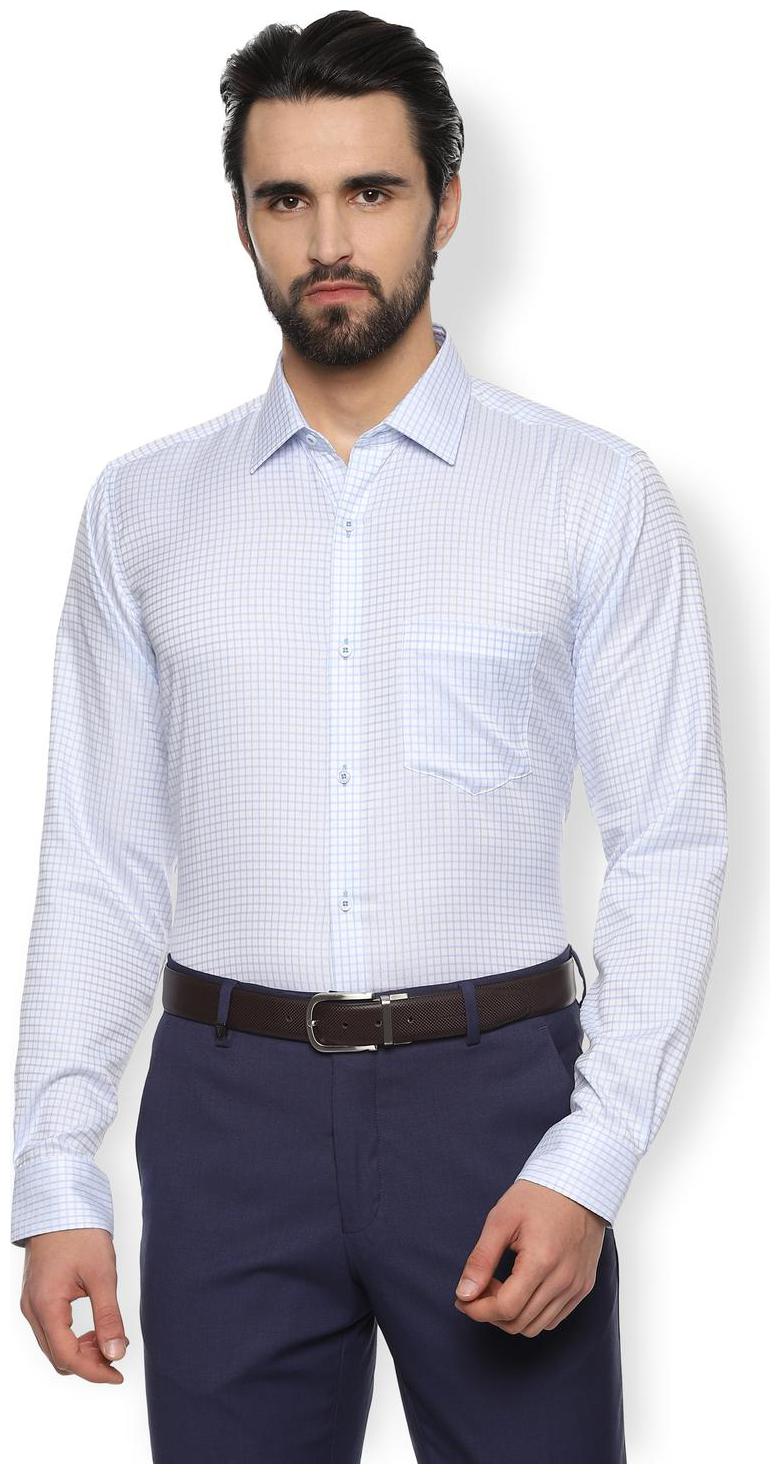 

Van Heusen Men Regular fit Formal Shirt - Blue