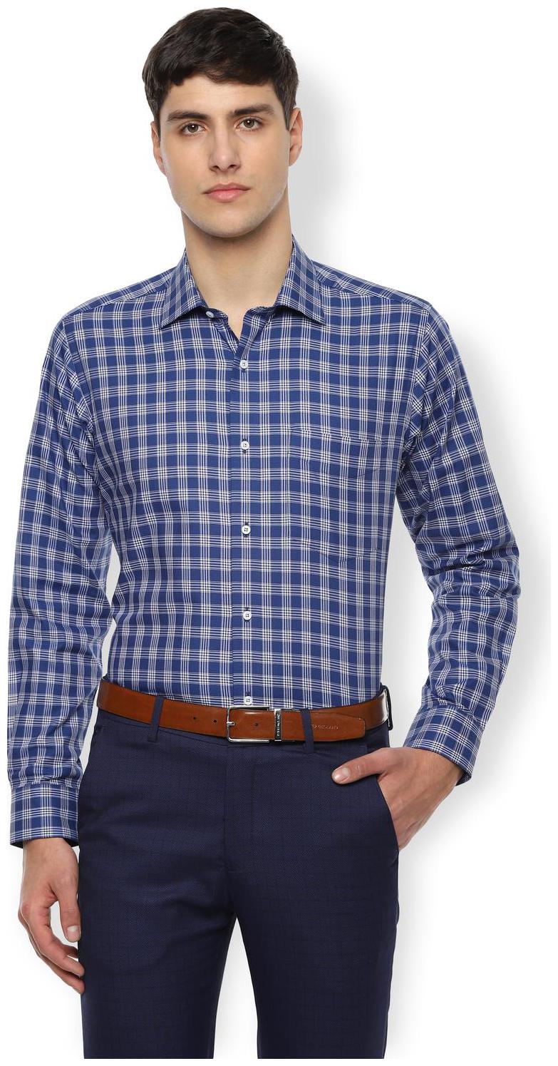 

Van Heusen Men Regular fit Formal Shirt - Navy blue