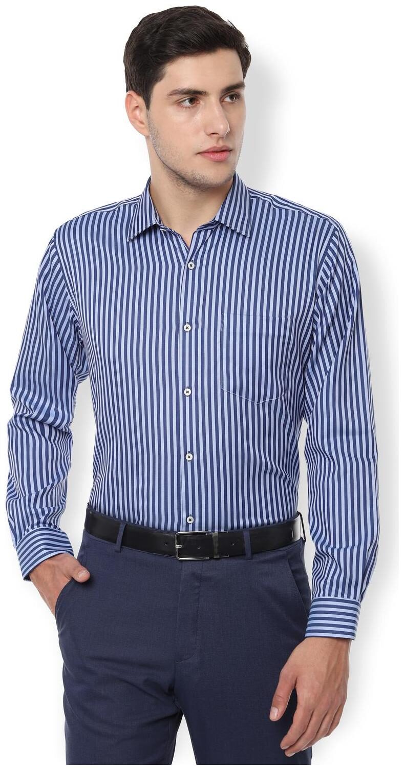 

Van Heusen Men Regular fit Formal Shirt - Blue