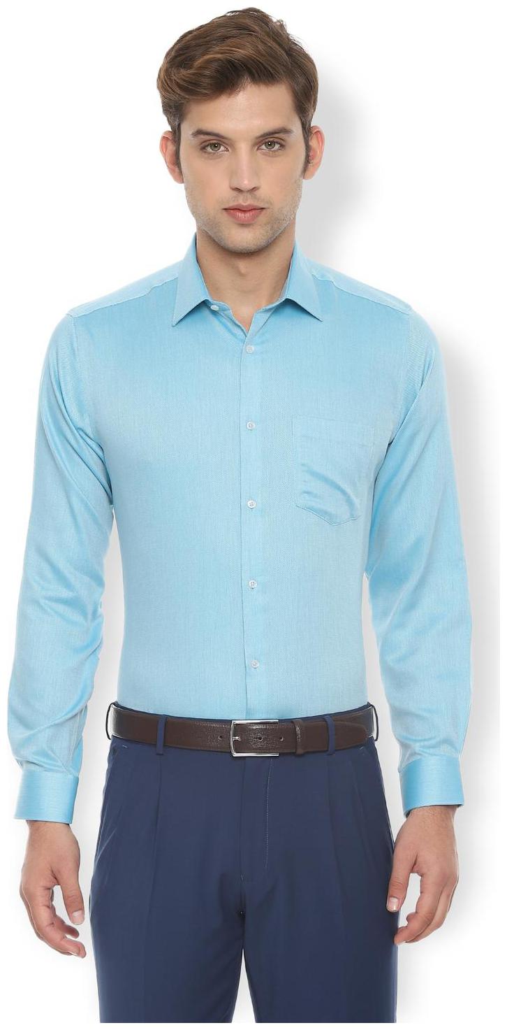 

Van Heusen Men Regular fit Formal Shirt - Blue