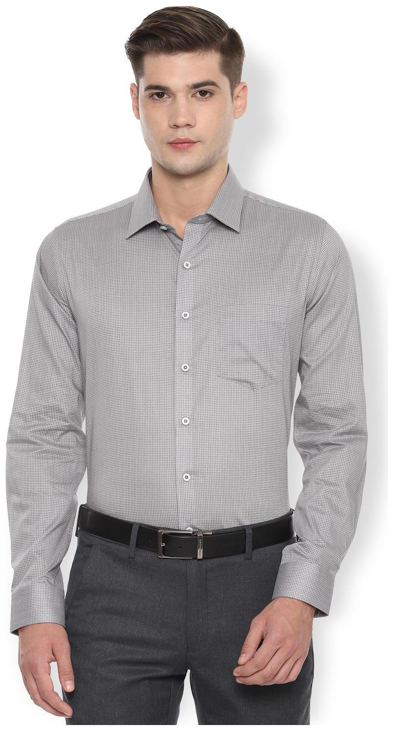 

Van Heusen Men Slim fit Formal Shirt - Grey