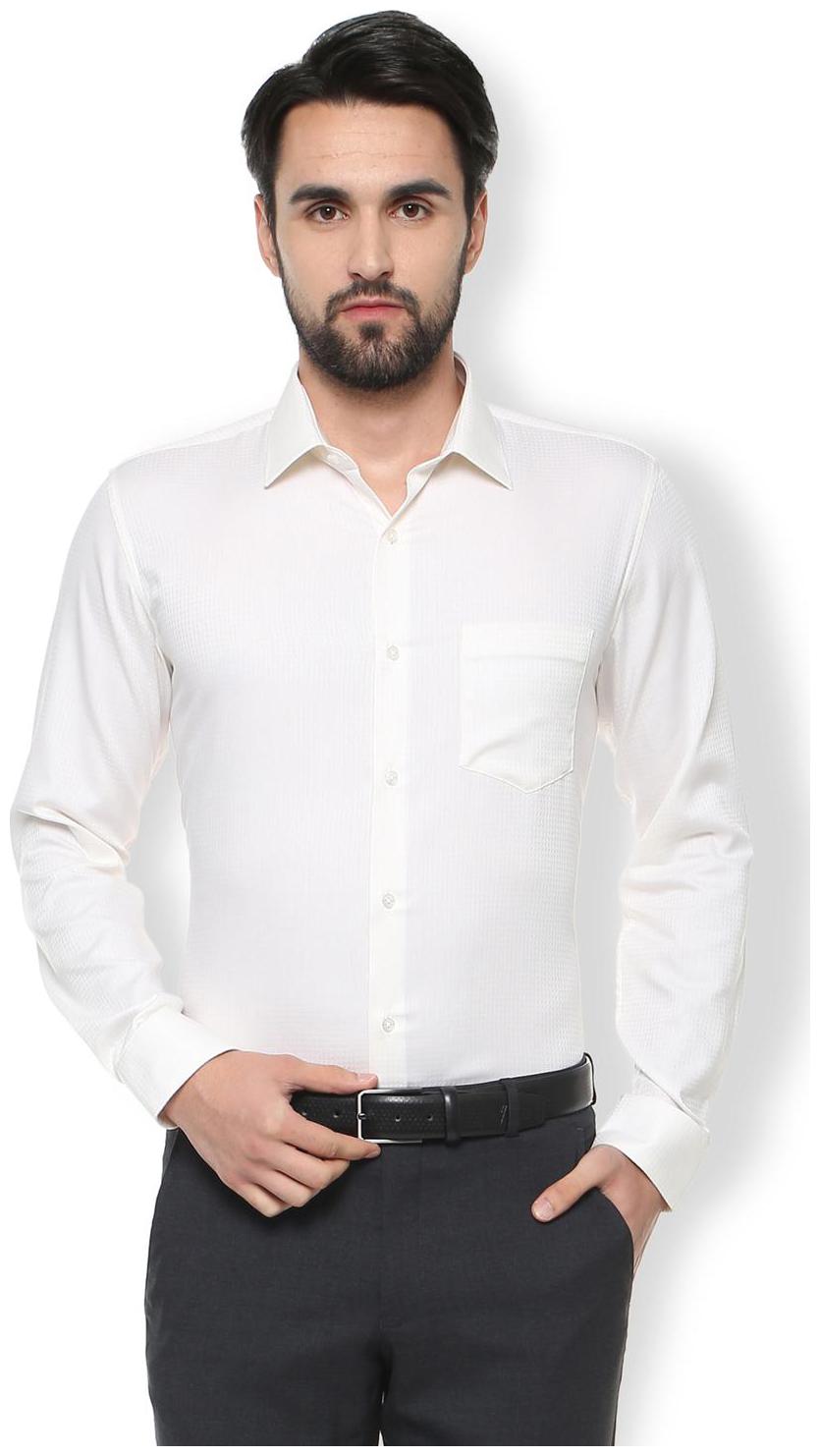 

Van Heusen Men Slim fit Formal Shirt - White