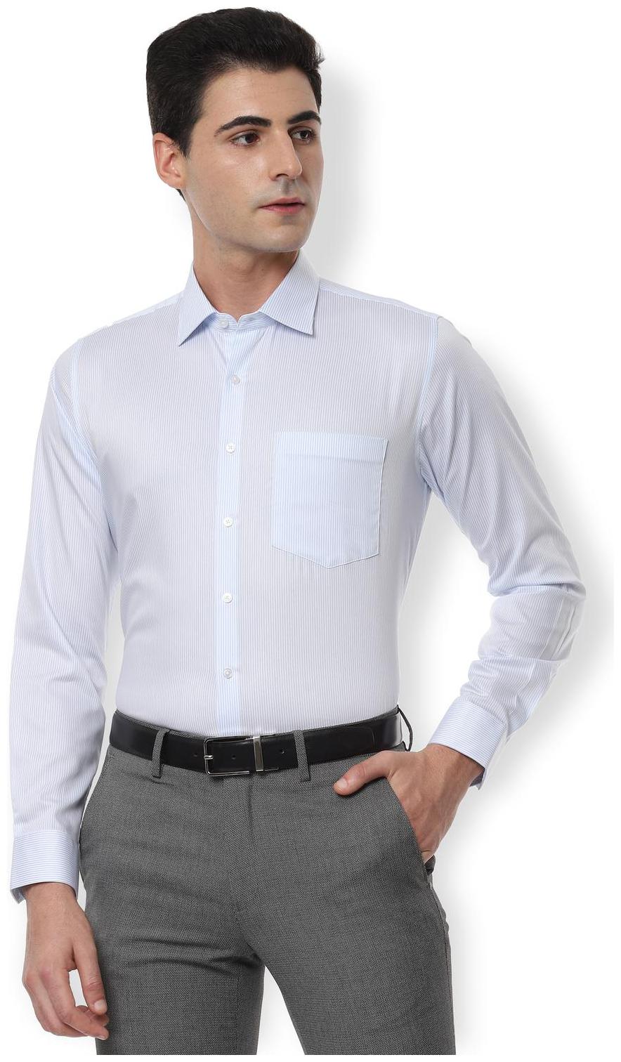 

Van Heusen Men Slim fit Formal Shirt - Blue