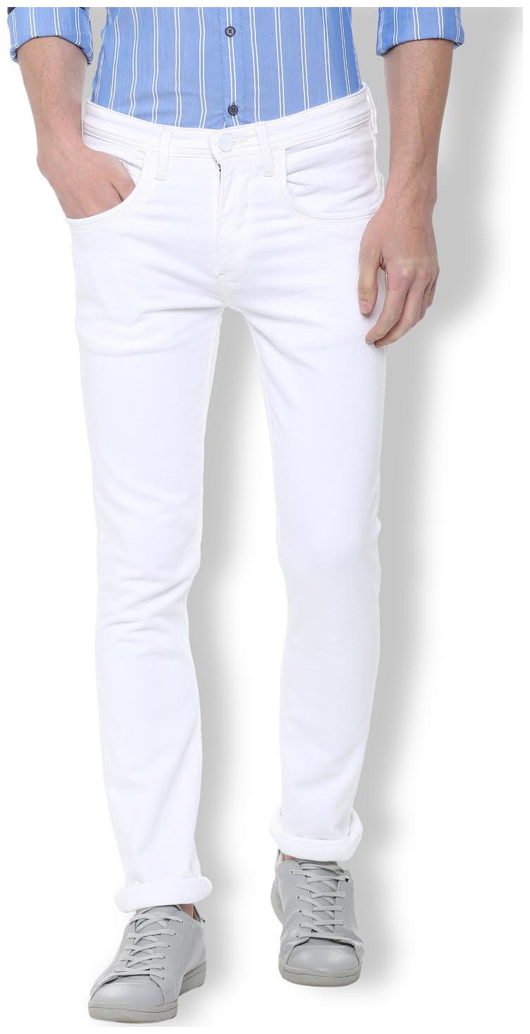 

Van Heusen Men White Slim Fit Jeans
