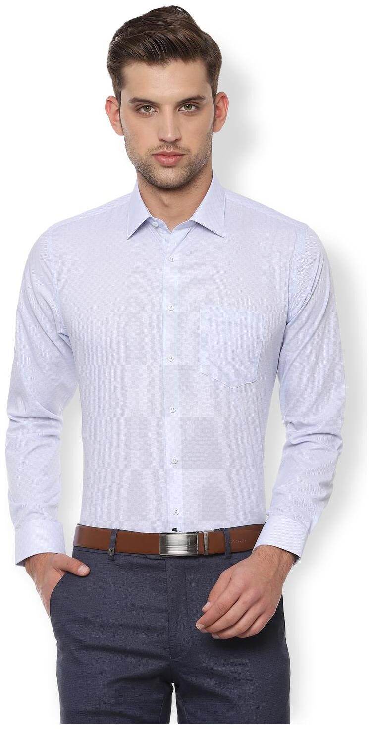 

Van Heusen Men Slim fit Formal Shirt - Blue