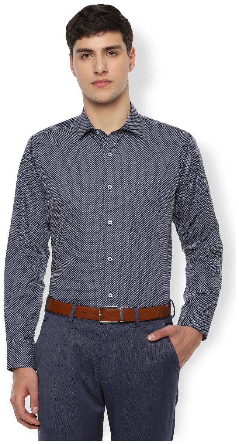 

Van Heusen Men Regular fit Formal Shirt - Navy blue