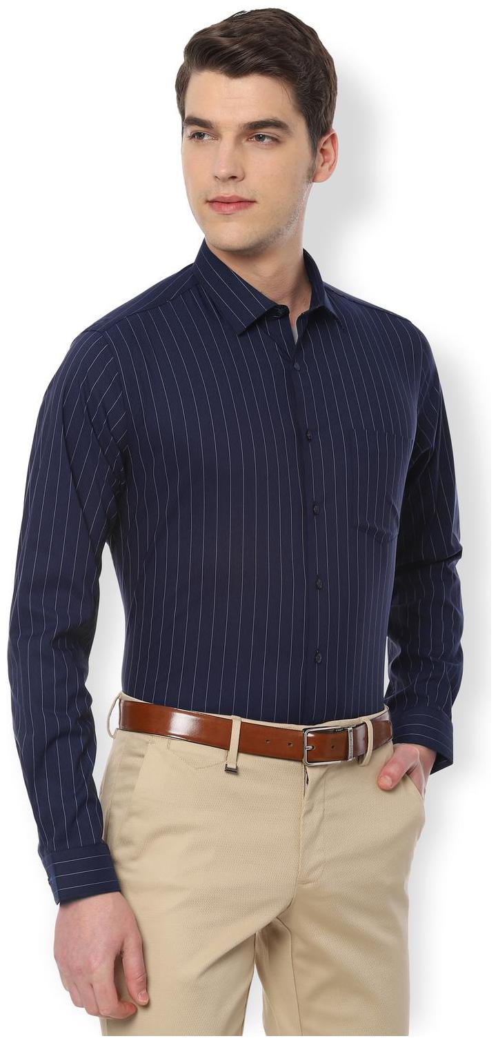 

Van Heusen Men Slim fit Formal Shirt - Navy blue