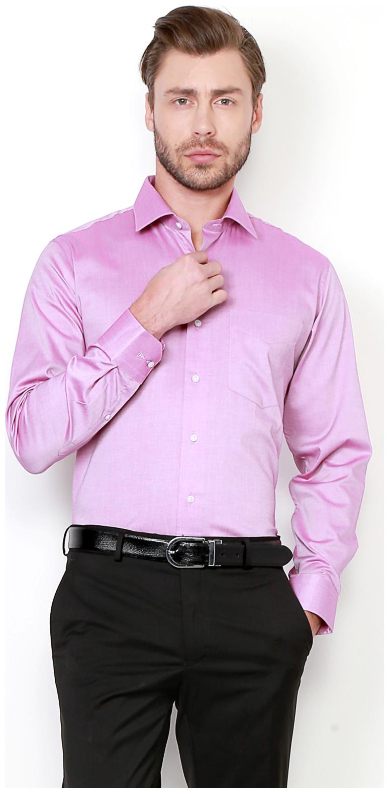 

Van Heusen Men Slim fit Formal Shirt - Pink