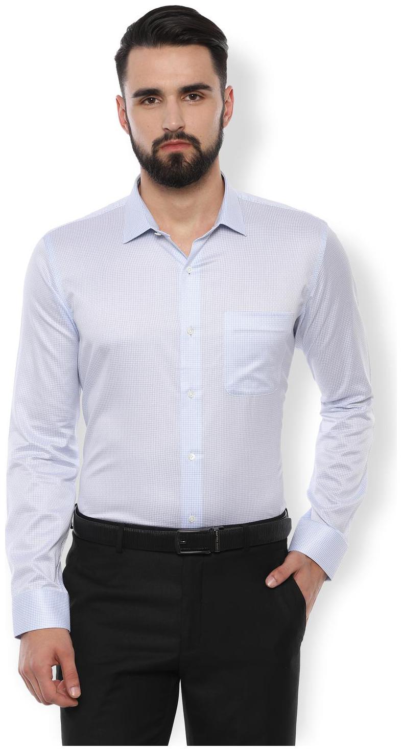 

Van Heusen Men Slim fit Formal Shirt - Blue