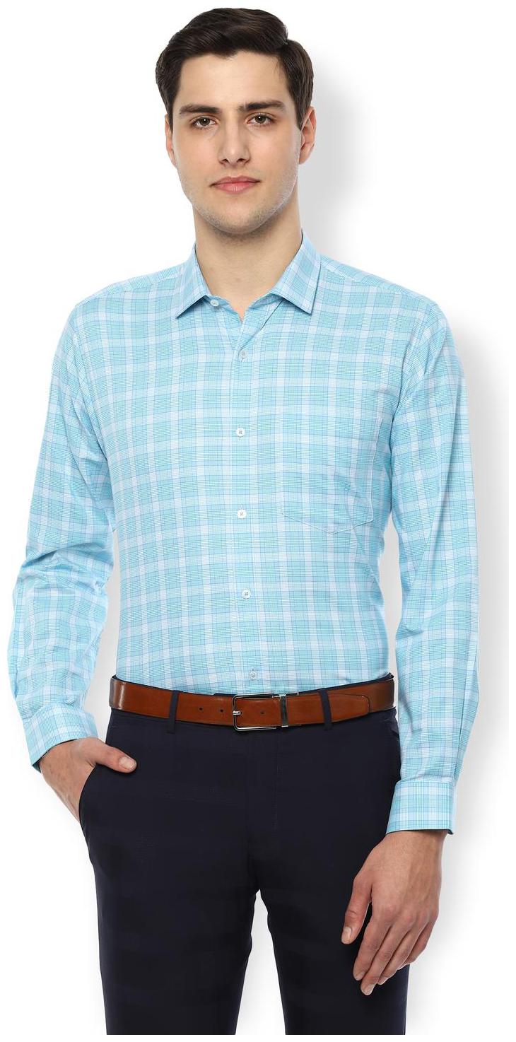 

Van Heusen Men Regular fit Formal Shirt - Blue