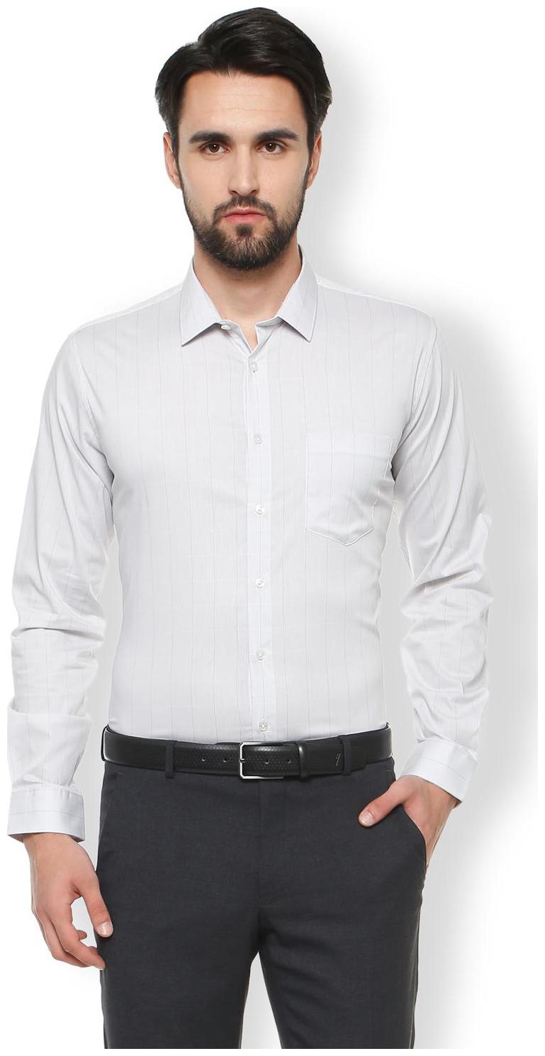 

Van Heusen Men Slim fit Formal Shirt - Grey