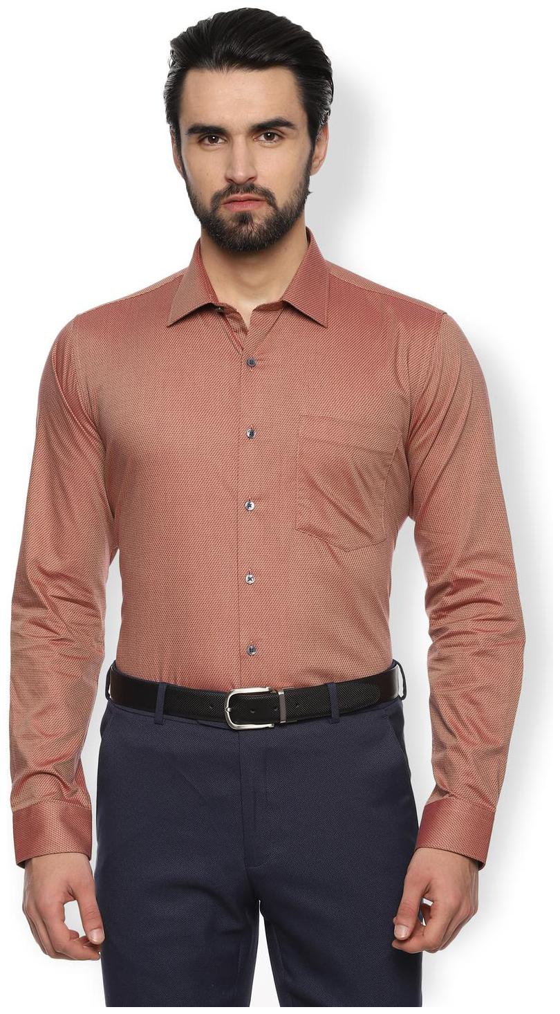 

Van Heusen Men Slim fit Formal Shirt - Brown