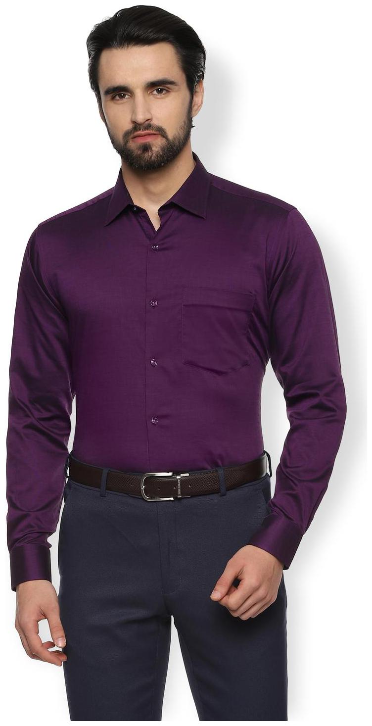 

Van Heusen Men Regular fit Formal Shirt - Purple