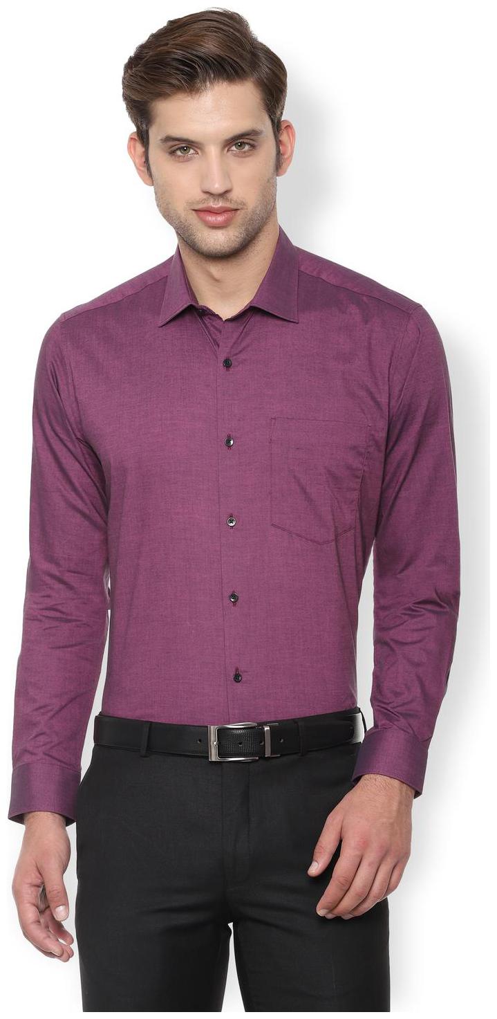 

Van Heusen Men Regular fit Formal Shirt - Purple