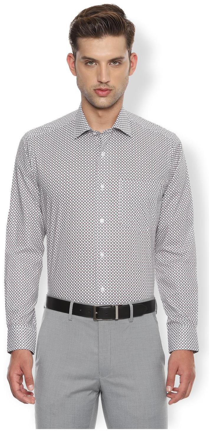 

Van Heusen Men Regular fit Formal Shirt - White