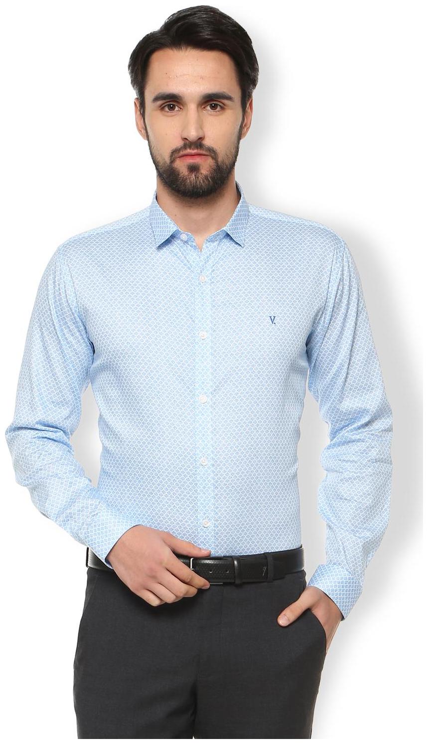 

Van Heusen Men Slim fit Formal Shirt - Blue