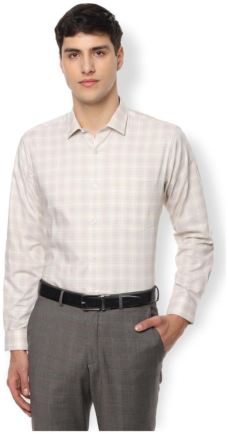 

Van Heusen Men Regular fit Formal Shirt - Beige