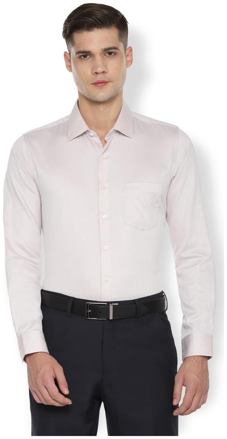 

Van Heusen Men Slim fit Formal Shirt - Beige