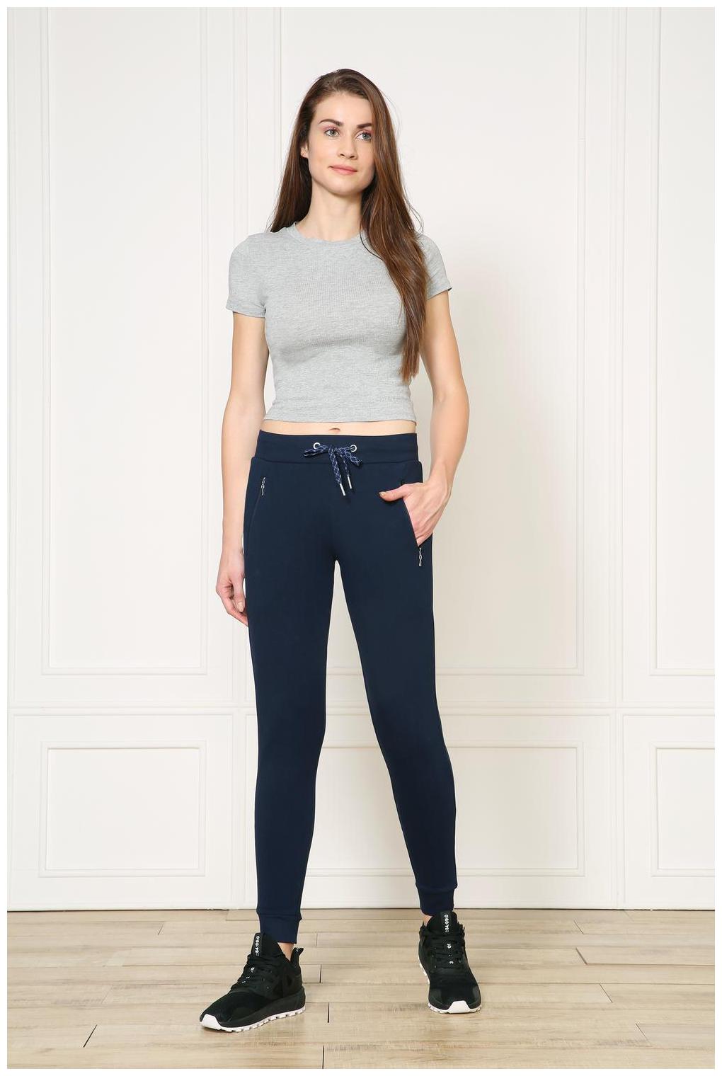 

Van Heusen Women Blue Slim fit Regular pants